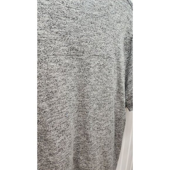 Abercrombie Heather Gray Mens T-Shirt With Embroidered Logo - Picture 6 of 10